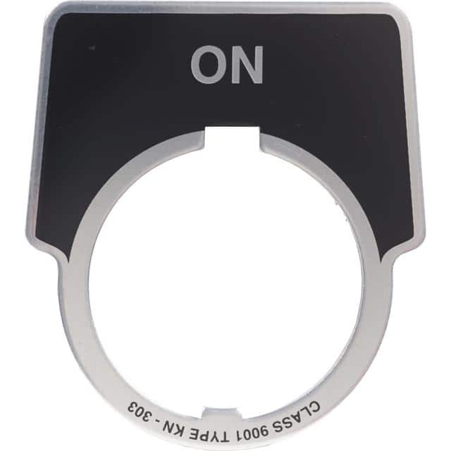 9001B175 PUSH BUTTON LEGEND PLATE 30MM T-