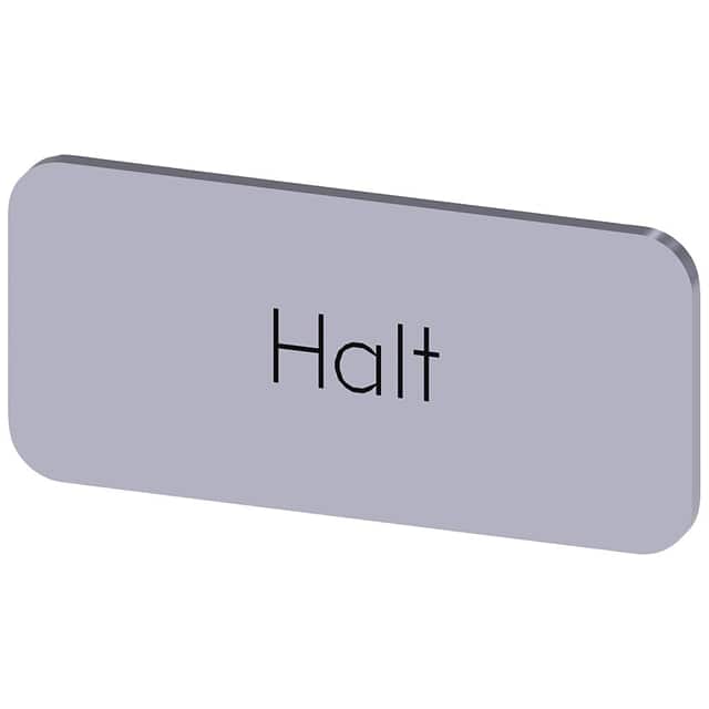 3SU19000AC810AK0 INSCR. LABEL, SILVER 12.5 X 27MM