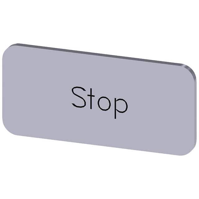 3SU19000AC810DS0 INSCR. LABEL, SILVER 12.5 X 27MM