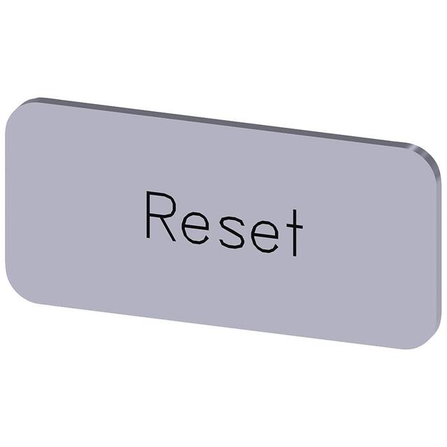 3SU19000AC810DU0 INSCR. LABEL, SILVER 12.5 X 27MM