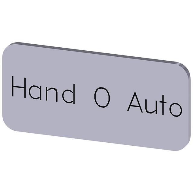 3SU19000AC810DD0 INSCR. LABEL,SILV 12.5X27MM, HAN