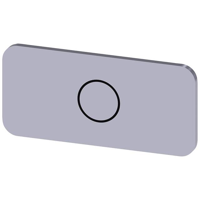 3SU19000AC810QA0 INSCR. LABEL,SILV 12.5 X 27MM, S