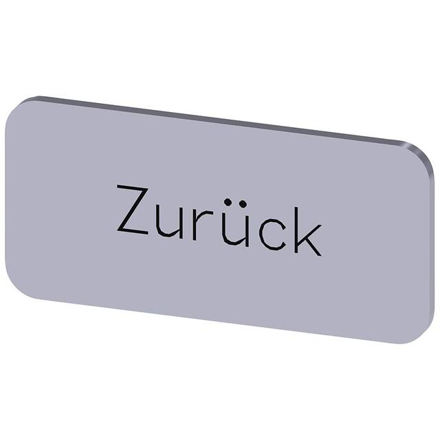 3SU19000AC810AG0 INSCR. LABEL,SILVER 12.5 X 27MM,