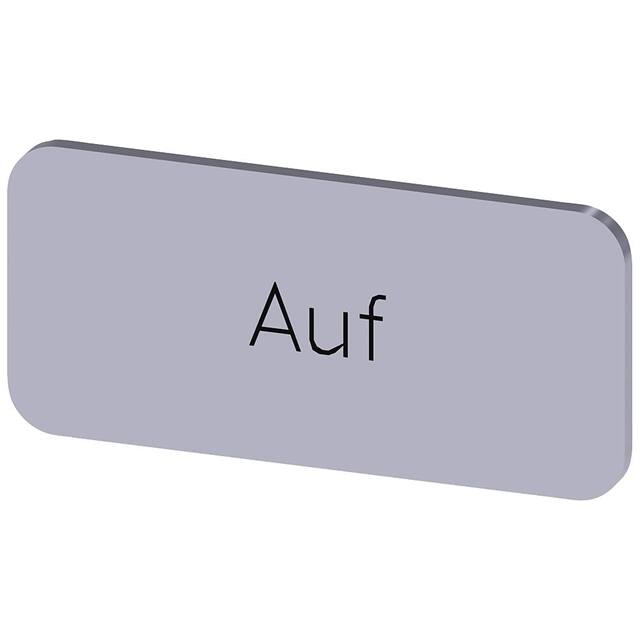 3SU19000AC810AD0 INSCR. LABEL, SILVER 12.5 X 27MM