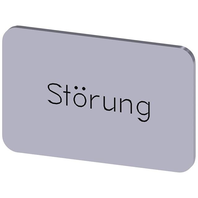 3SU19000AD810AQ0 INSCR. LABEL,SILV 17.5 X 27MM, S