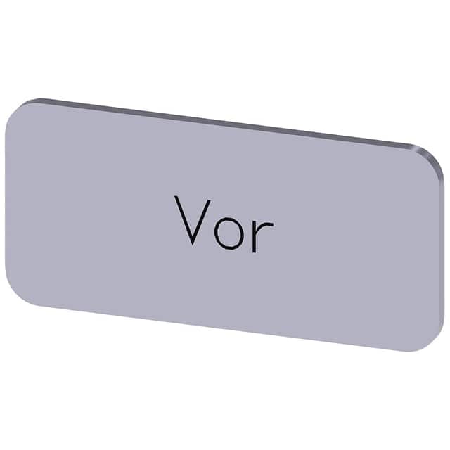 3SU19000AC810AF0 INSCR. LABEL, SILVER 12.5 X 27MM