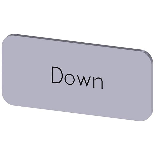 3SU19000AC810DM0 INSCR. LABEL, SILVER 12.5 X 27MM