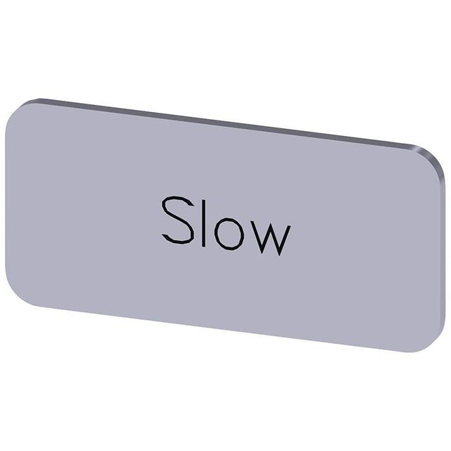 3SU19000AC810EF0 INSCR. LABEL,SILVER 12.5 X 27MM,