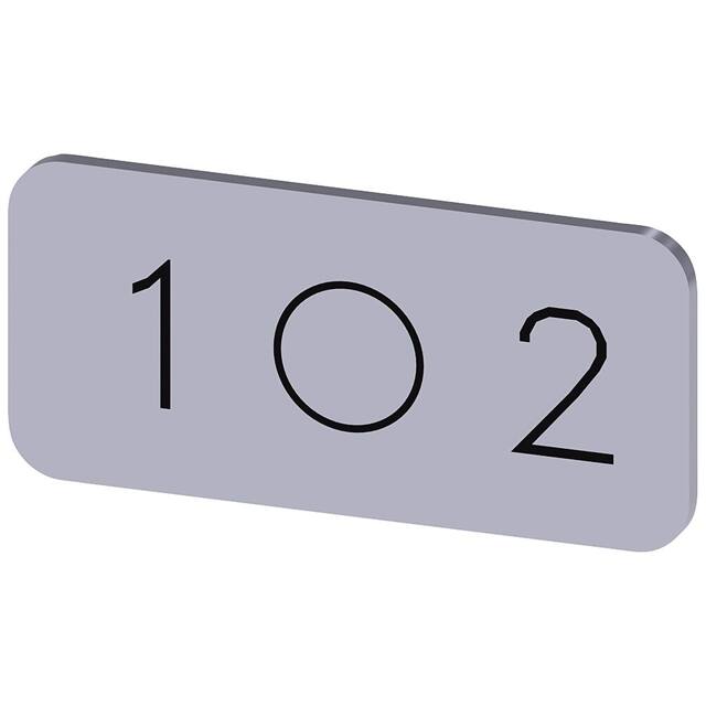 3SU19000AC810QL0 INSCR. LABEL,SILV 12.5X27MM,SYMB