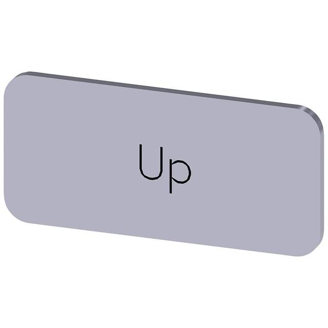 3SU19000AC810DL0 INSCR. LABEL, SILVER 12.5 X 27MM