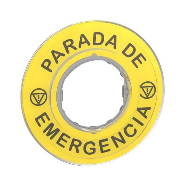 ZBY9420 HARMONY XB4, LEGEND, PLASTIC, YE