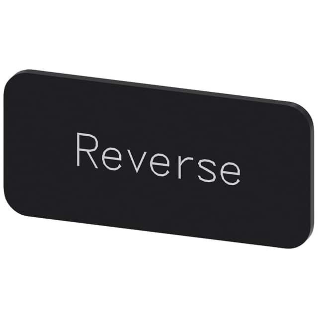 3SU19000AC160DP0 INSCR. LABEL, BLACK 12.5 X 27MM,