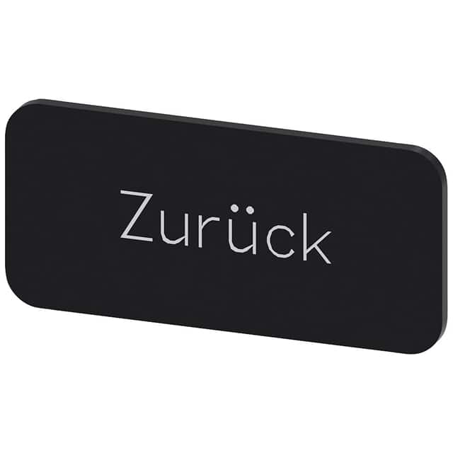 3SU19000AC160AG0 INSCR. LABEL, BLACK 12.5 X 27MM,