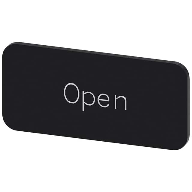 3SU19000AC160DW0 INSCR. LABEL, BLACK 12.5 X 27MM,