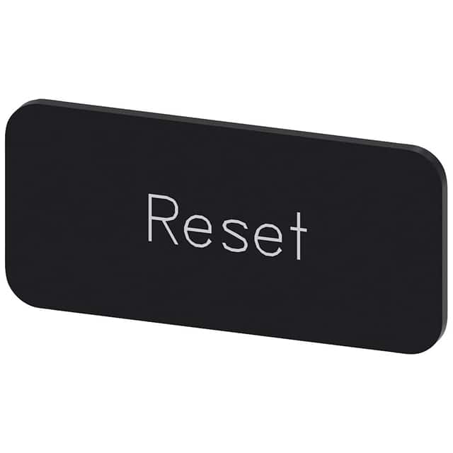 3SU19000AC160DU0 INSCR. LABEL, BLACK 12.5 X 27MM,