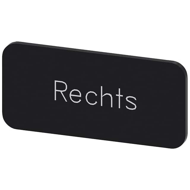 3SU19000AC160AH0 INSCR. LABEL, BLACK 12.5 X 27MM,