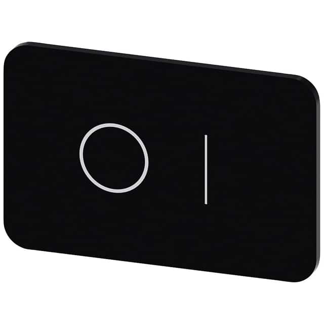 3SU19000AD160QG0 INSCR. LABEL,BLK 17.5X27MM, SYMB