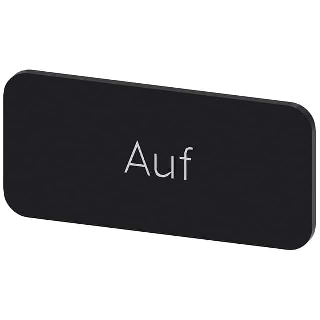 3SU19000AC160AD0 INSCR. LABEL, BLACK 12.5 X 27MM,