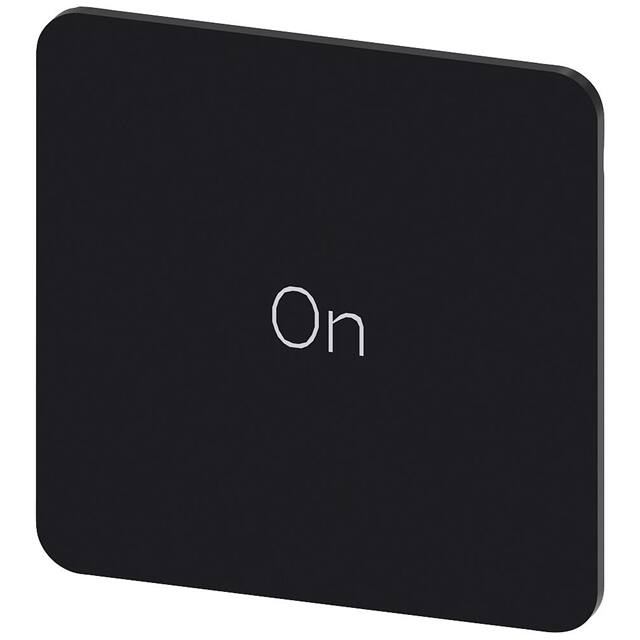 3SU19000AE160DJ0 INSCR. LABEL, BLACK 27 X 27MM, O