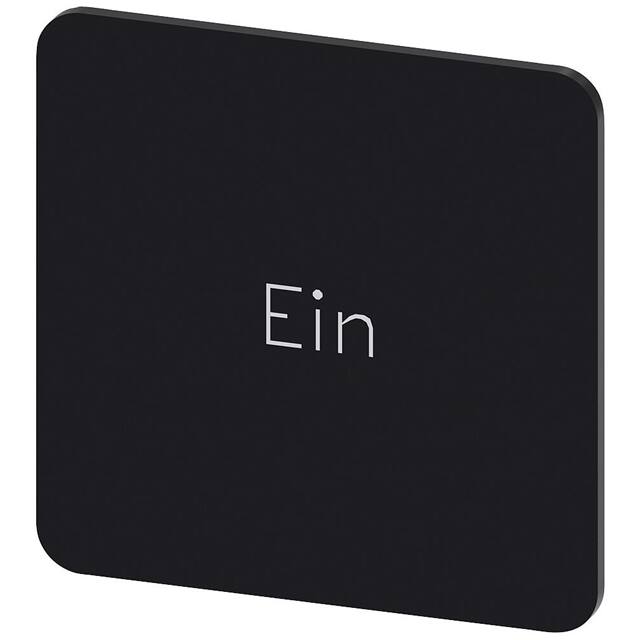 3SU19000AE160AB0 INSCR. LABEL, BLACK 27 X 27MM, E
