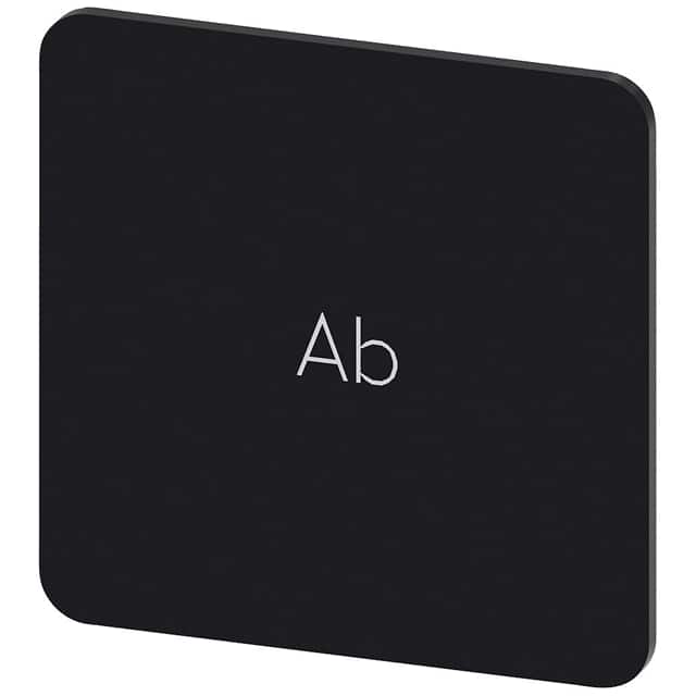 3SU19000AE160AE0 INSCR. LABEL, BLACK 27 X 27MM, A