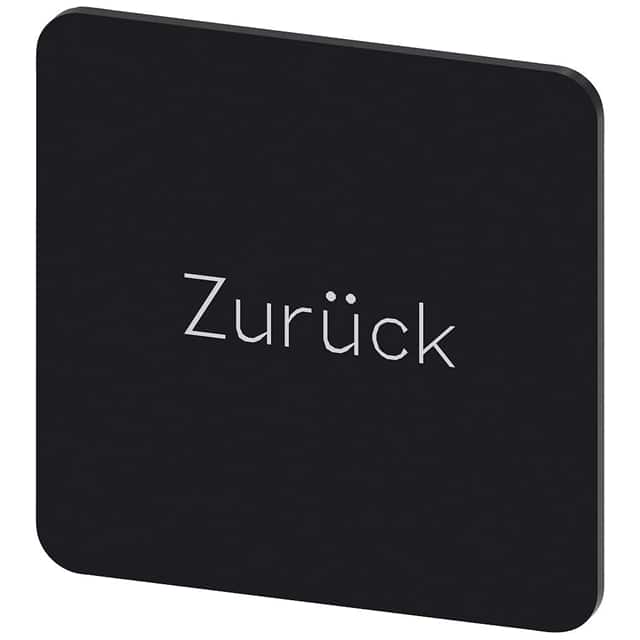 3SU19000AE160AG0 INSCR. LABEL, BLACK 27 X 27MM, Z