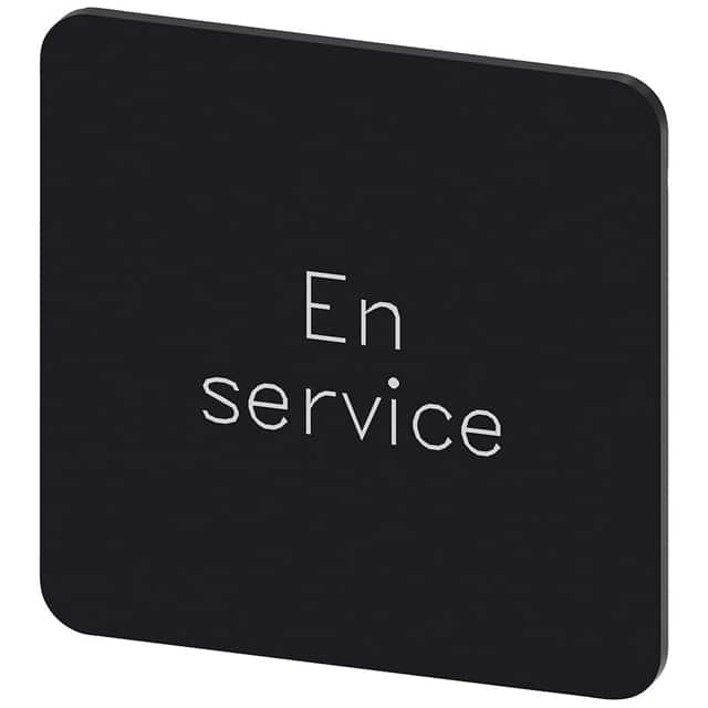 3SU19000AE160GM0 INSCR. LABEL,BLACK 27 X 27MM, EN