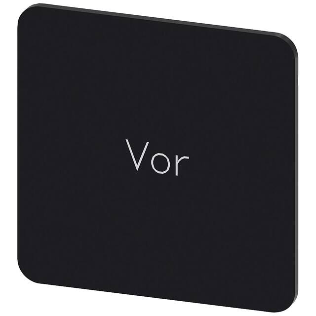 3SU19000AE160AF0 INSCR. LABEL, BLACK 27 X 27MM, V
