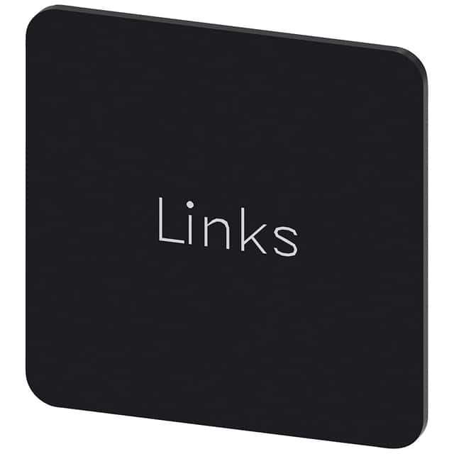 3SU19000AE160AJ0 INSCR. LABEL, BLACK 27 X 27MM, L