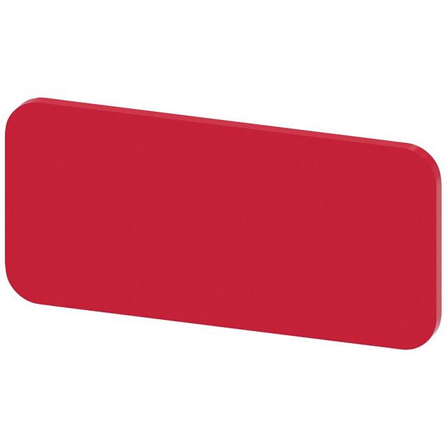3SU19000AC260AA0 INSCR. PLATE, RED 12.5 X 27MM, B