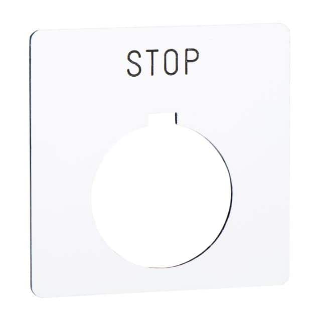 9001KN102WP PUSHBUTTON LEGEND PLATE 30MM TYP