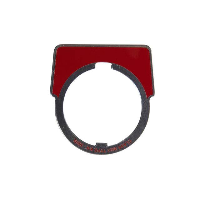 9001KN200R 30MM LEGEND PLATE - BLANK (RED)