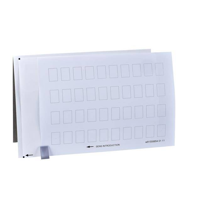 ZBY5100 HARMONY XB4, SHEET OF 40 UNMARKE