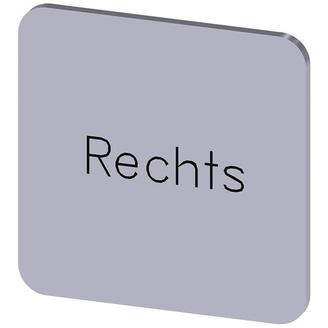 3SU19000AF810AH0 INSCR. LABEL, SILVER 22 X 22MM,