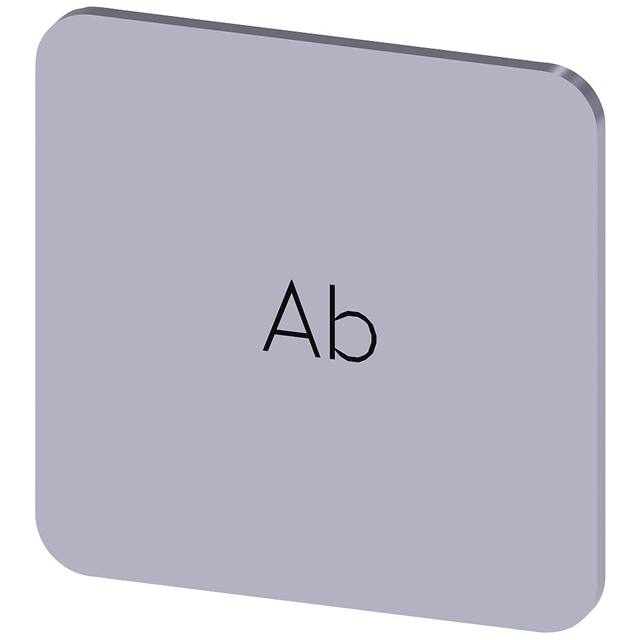 3SU19000AF810AE0 INSCR. LABEL, SILVER 22 X 22MM,