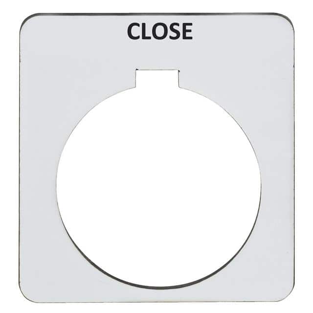 9001KN108SP PUSH BUTTON LEGEND PLATE 30MM T-