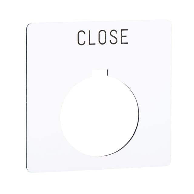 9001KN108WP PUSH BUTTON LEGEND PLATE 30MM T-