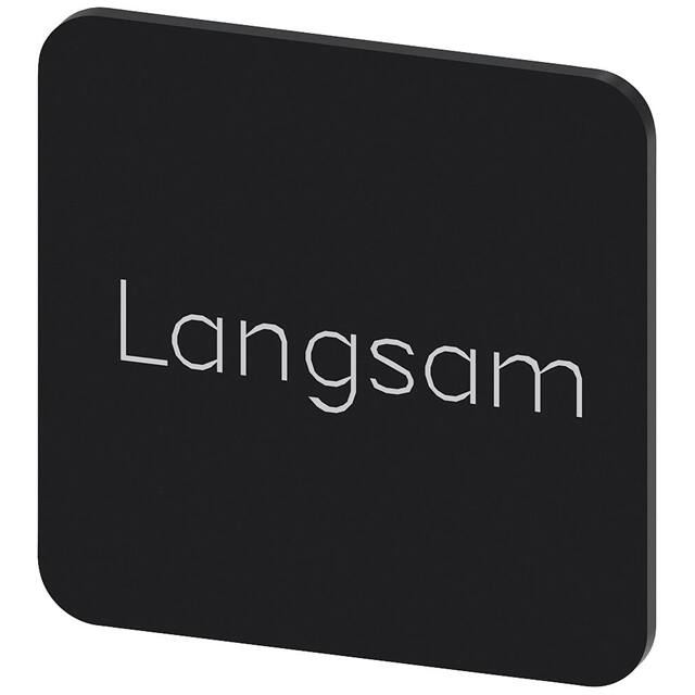 3SU19000AF160AN0 INSCR. LABEL, BLACK 22 X 22MM, L