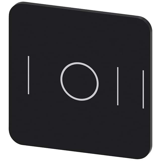 3SU19000AF160QK0 INSCR. LABEL,BLK 22X22MM, SYMB: