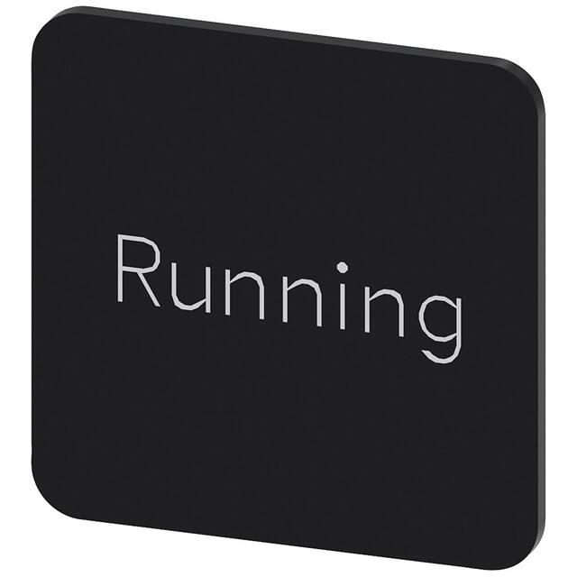 3SU19000AF160EB0 INSCR. LABEL, BLACK 22 X 22MM, R