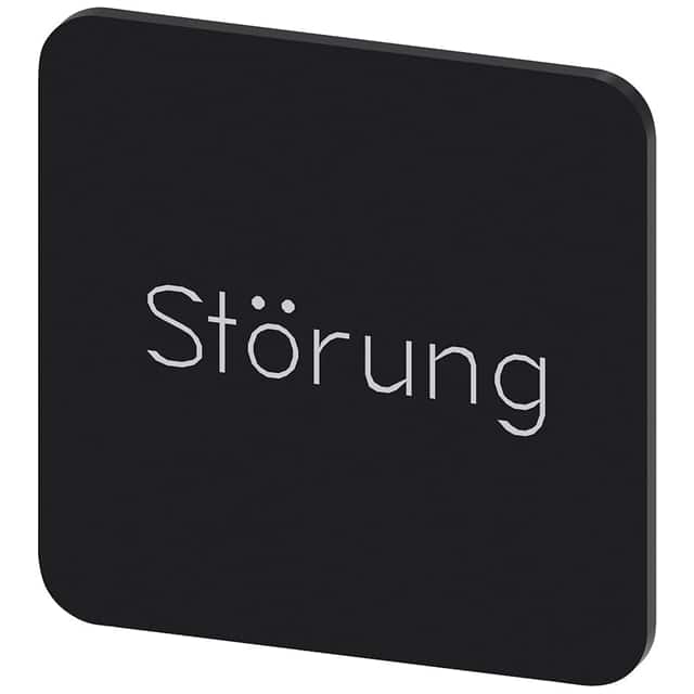 3SU19000AF160AQ0 INSCR. LABEL, BLACK 22 X 22MM, S
