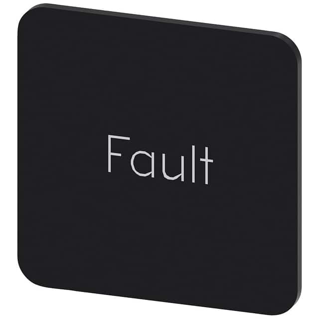 3SU19000AF160EC0 INSCR. LABEL, BLACK 22 X 22MM, F