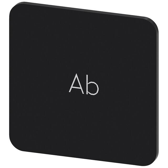 3SU19000AF160AE0 INSCR. LABEL, BLACK 22 X 22MM, A
