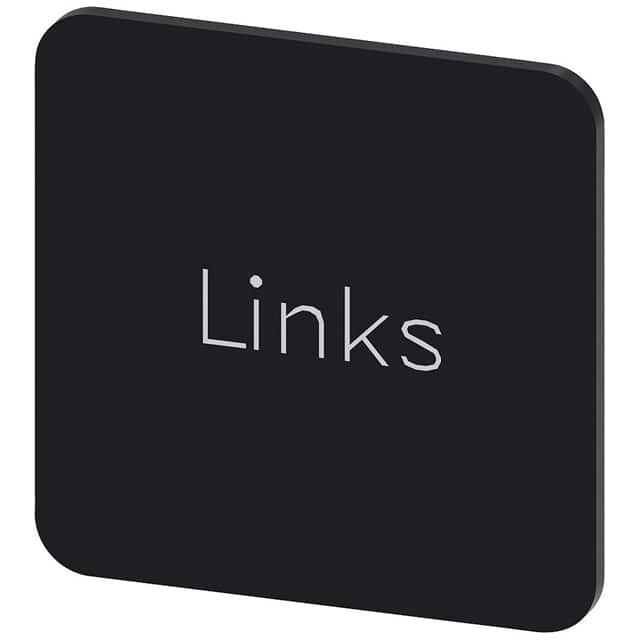3SU19000AF160AJ0 INSCR. LABEL, BLACK 22 X 22MM, L
