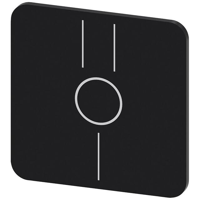 3SU19000AF160QQ0 INSCR. LABEL,BLK 22X22MM, SYMB: