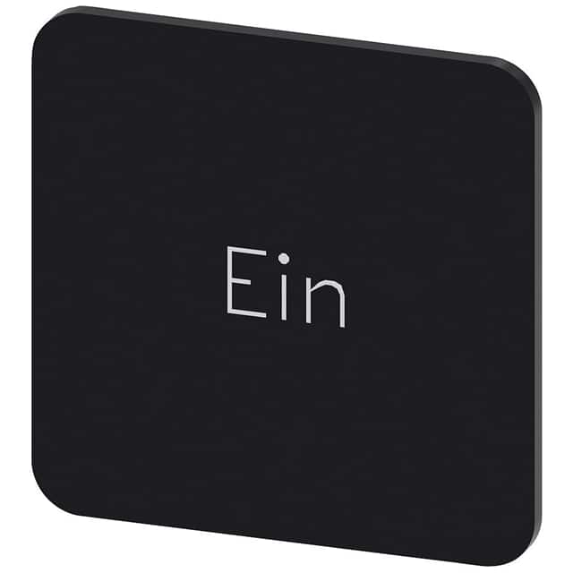 3SU19000AF160AB0 INSCR. LABEL, BLACK 22 X 22MM, E