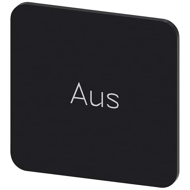 3SU19000AF160AC0 INSCR. LABEL, BLACK 22 X 22MM, A