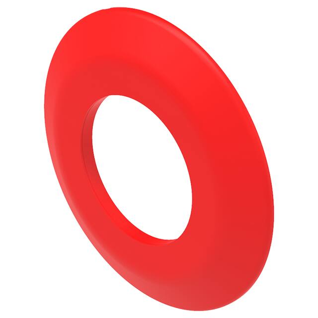 56-1200 FRONT BEZEL RED RAL 3020 ROUND P