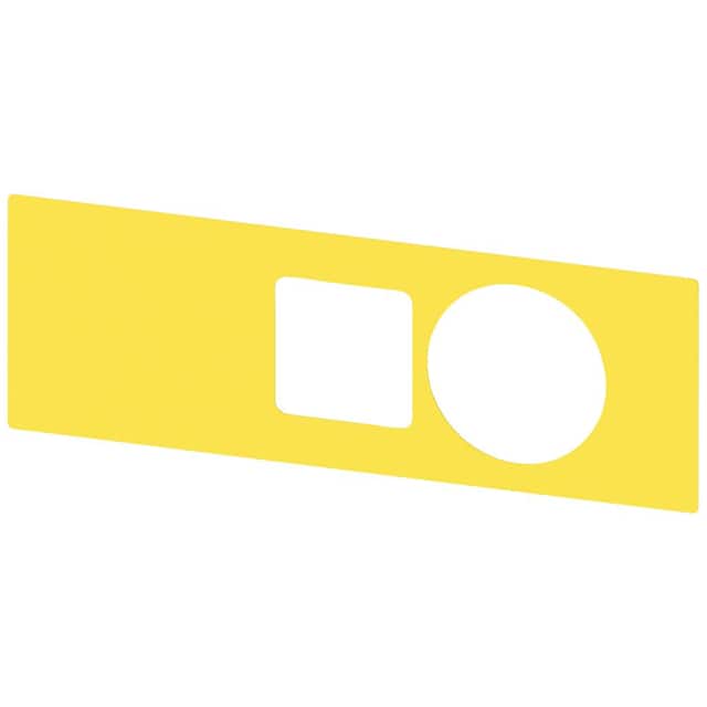 3SU19000BF310AA0 BACKING PLATE YELLW WITH RECESS