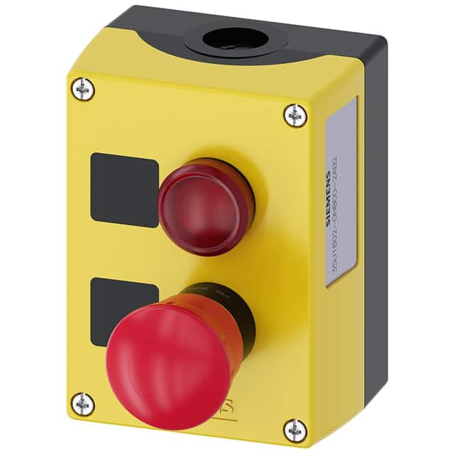 3SU18020NB002AB2 ENC PLASTIC,EMERG STOP, PILOT LI